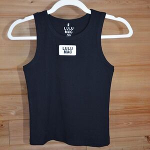 black lulu mac tank top NWT